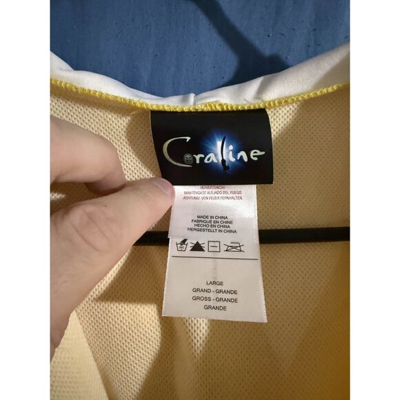 Coraline Yellow Rain Jacket Womens Large - Picture 2 of 3